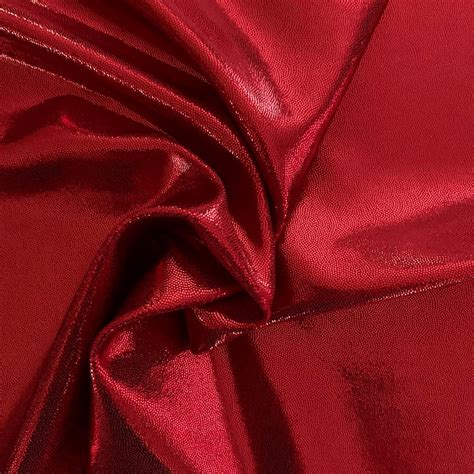 metallic red spandex fabric|ribbed spandex fabric.